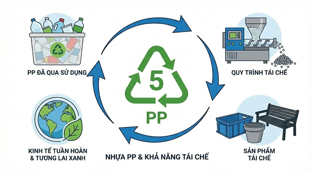 Nhựa PP & Khả Năng Tái Chế: Giải Pháp Bền Vững Cho Tương Lai